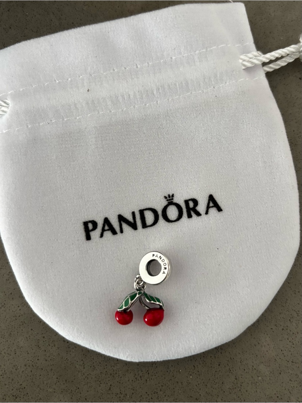 Pandora Cherry Dangle Charm
